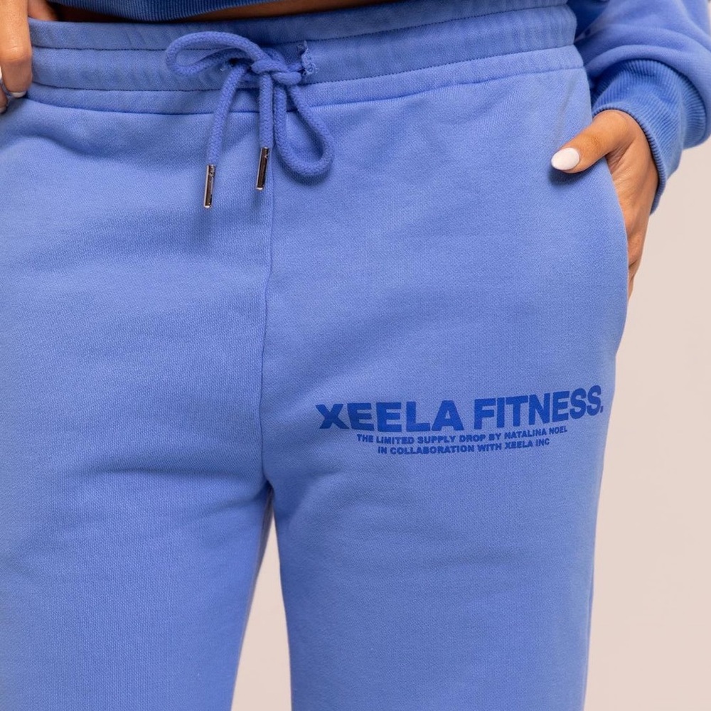 Xeela Fitness Blue Fleece Jogger